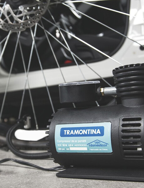 Compresor de aire inflador portátil Tramontina 12v 300 Psi Compresor de aire inflador portátil Tramontina 12v 300 Psi