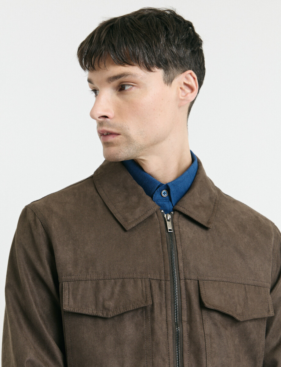 300711 CAMPERA HARRINGTON LABEL Oliva