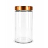 Frasco tapa color bronce 1.7 L 11x11x22 cm Frasco tapa color bronce 1.7 L 11x11x22 cm