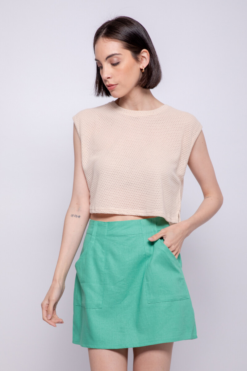 FALDA DORM Verde Esmeralda