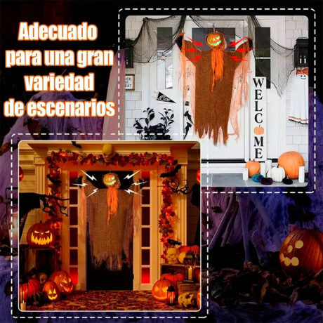 Fantasma Calabaza Decorativo Halloween Luz Y Sonido Hlw001004-m1