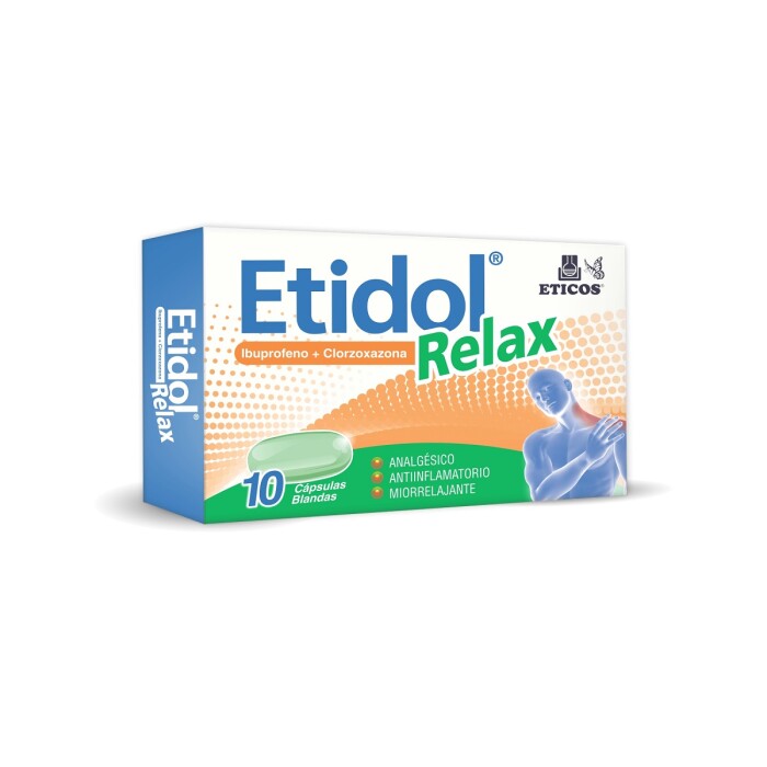ETIDOL RELAX CJ X 10 CAPS. BLANDAS única