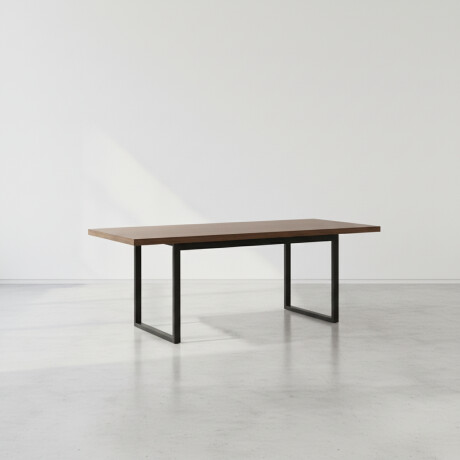 MESA DE REUNIÓN MDP-Y-MELAMINA MARRON F220