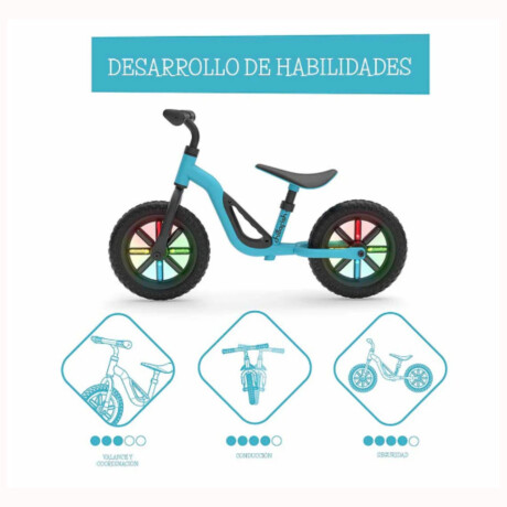 Bicicleta de Equilibrio Chillafish Charlie Glow Blue