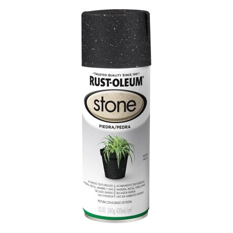 Esmalte Aerosol Efecto Piedra Negro 340Gr Rust Oleum