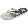 Sandalias Havaianas Top Basic FC Hombre Blanco Blanco Verde