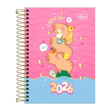 Agenda Tilibra 2026 Capyclub Diseño 3