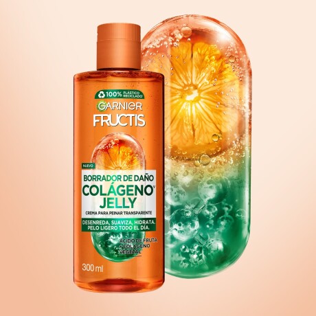 Crema para Peinar Garnier Fructis Borrador de Daño Oil Control 10 en 1 300ml Crema para Peinar Garnier Fructis Borrador de Daño Oil Control 10 en 1 300ml