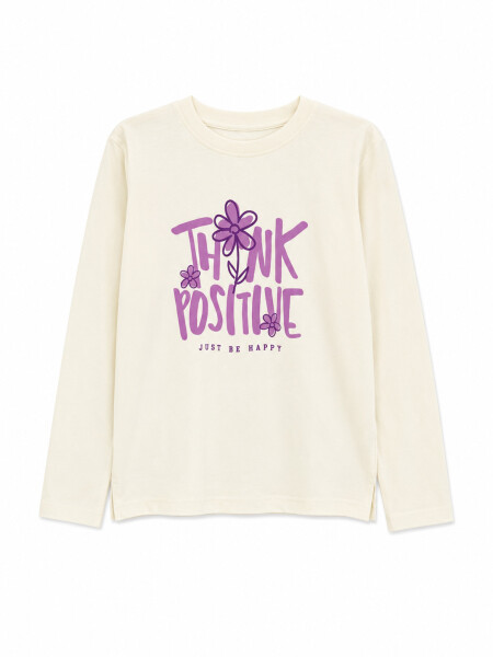 REMERA POSITIVE OFF WHITE