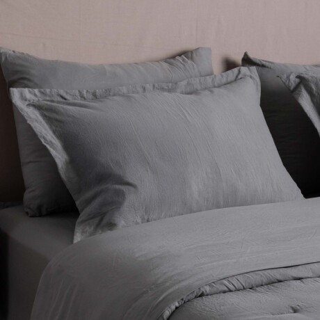 SET FUNDAS ALMOHADA POLIESTER VERDE PREWASHED