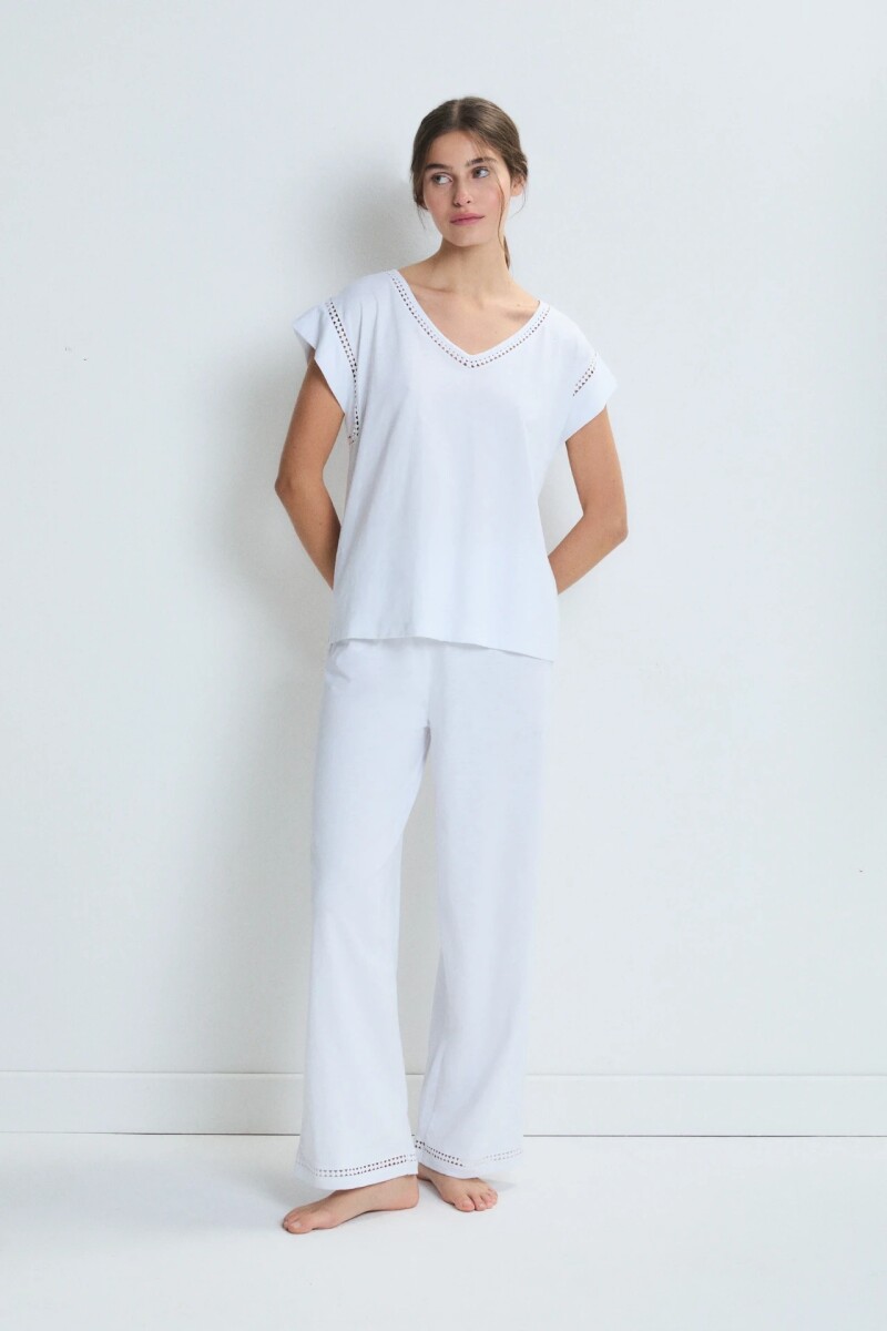 PIJAMA LUCCIOLA Blanco