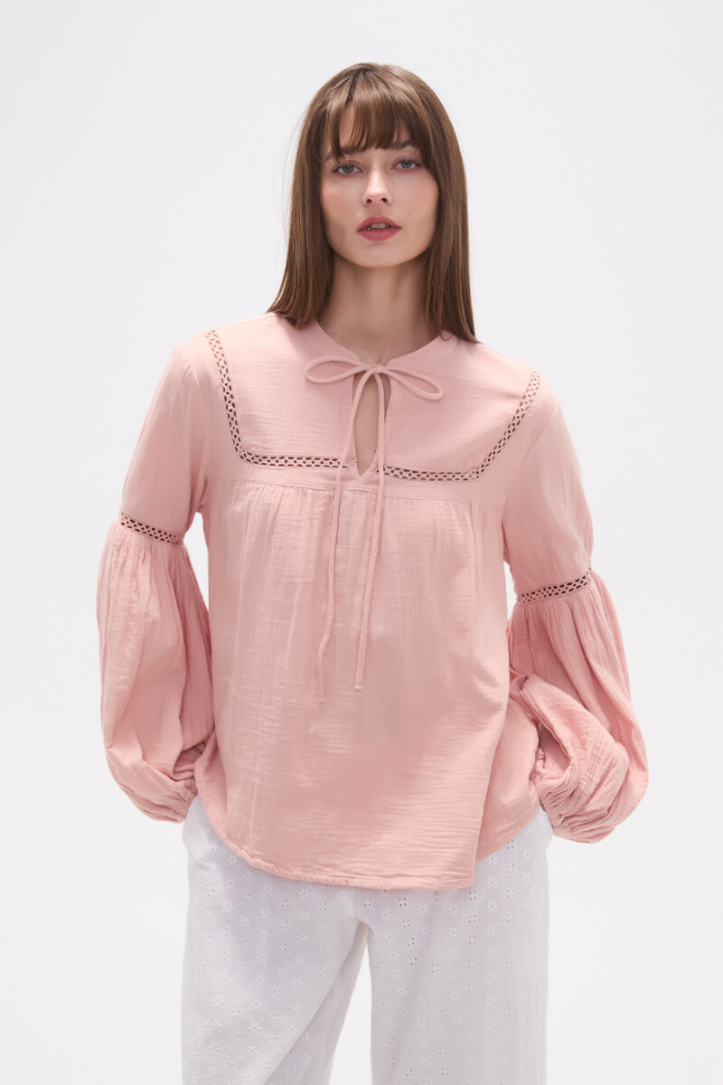 Blusa Stacius - Rosa Viejo 