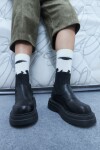 Botas caña elastizada negro