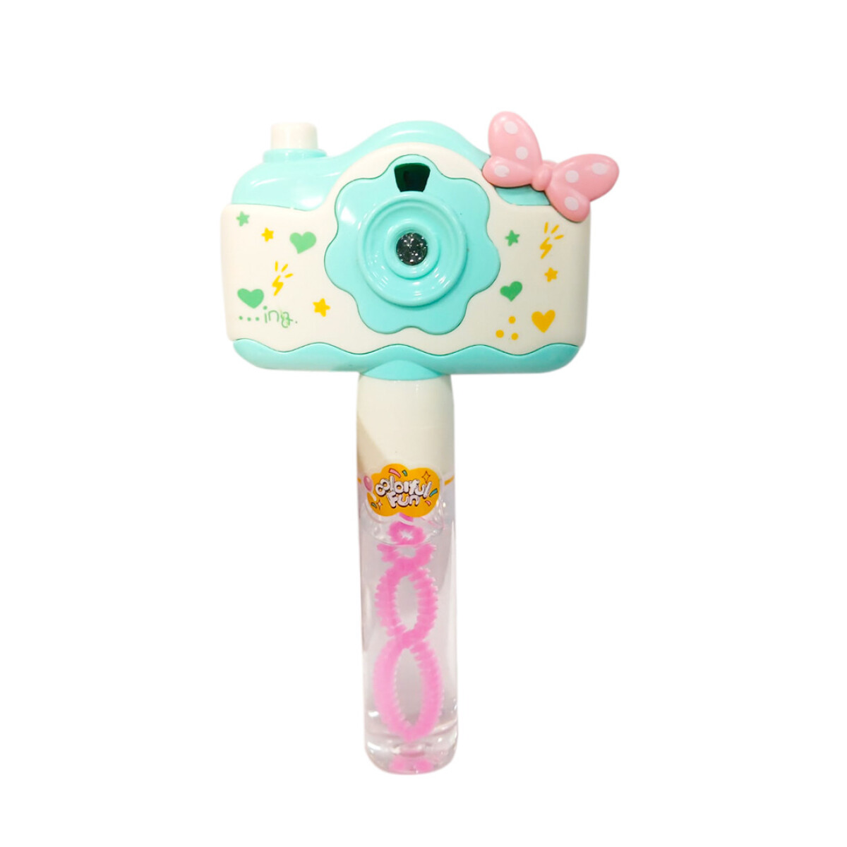 Burbujero cámara de fotos - celeste 