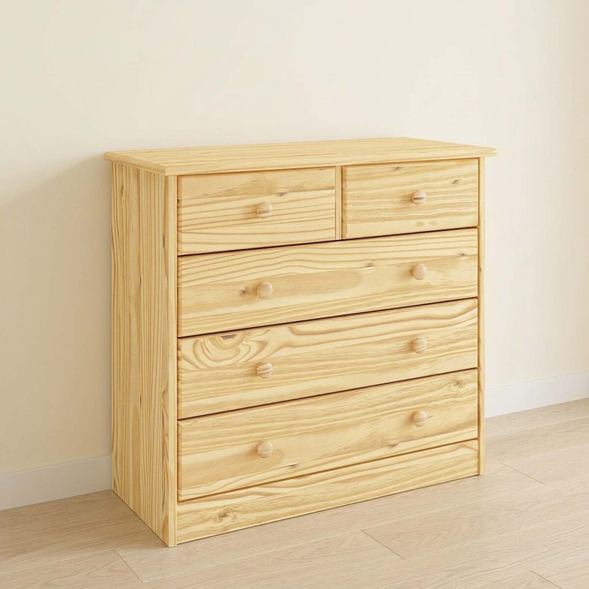 CÓMODA - MADERA NATURAL-BEIGE FOREST 