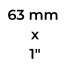 Abrazadera de derivación 32mm x 1/2" Arangul Abrazadera De Derivación 63mm X 1" Arangul