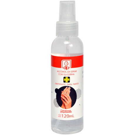 Alcohol en spray con Glicerina 120 mL