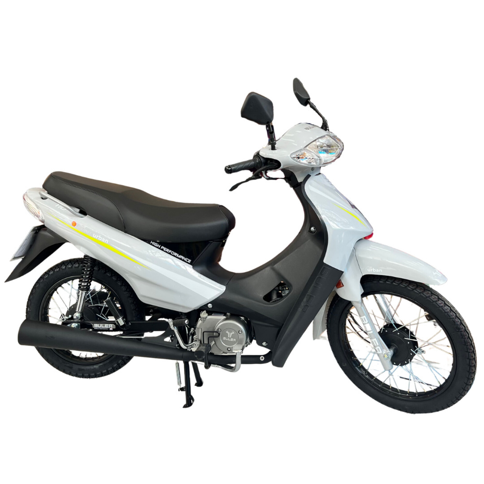 Мотороллер Buler Urban 110cc, спицованные диски, серый