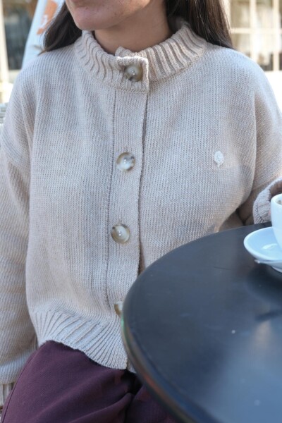 Cardigan Terro Pick Beige