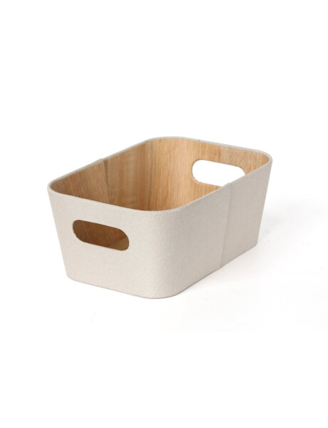 ORGANIZADOR CON ASAS 26X18X11CM EXT TELA CREMA ORGANIZADOR CON ASAS 26X18X11CM EXT TELA CREMA