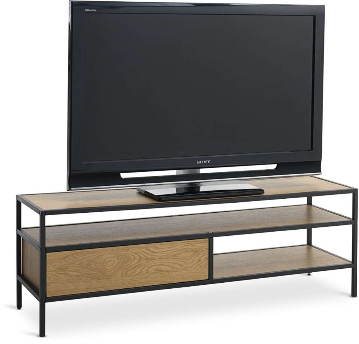 Mueble Tv Trappedal - Roble/Negro 