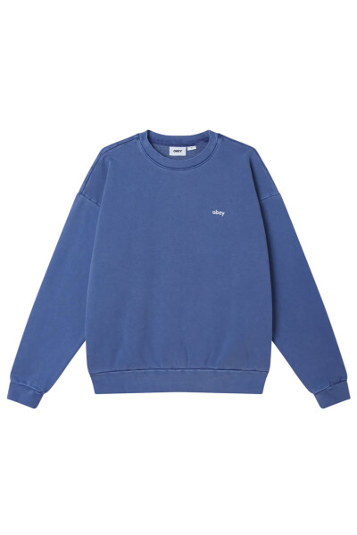 LOWERCASE PIGMENT CREW Azul