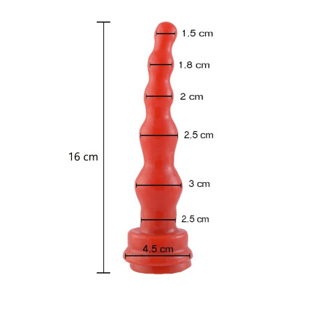 Dilatador Anal Inexpulsable L Rojo