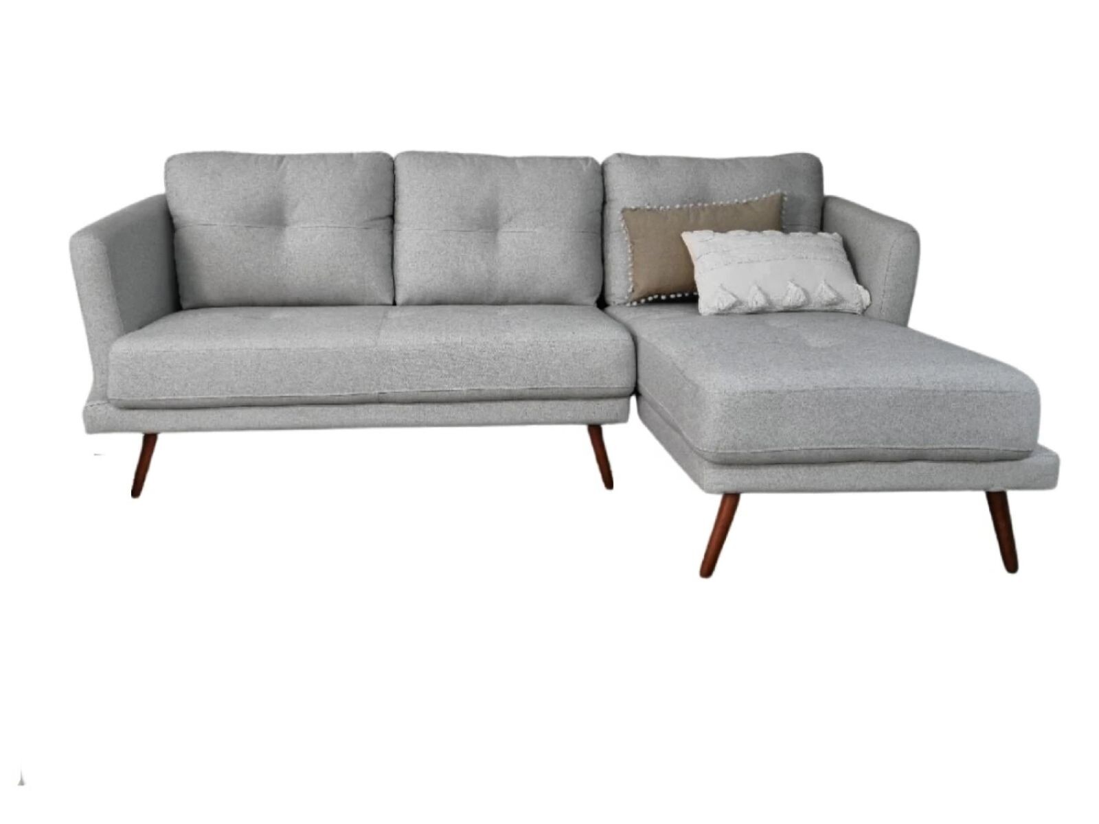 Sofá con Chaise BOHO Derecho - Gris 
