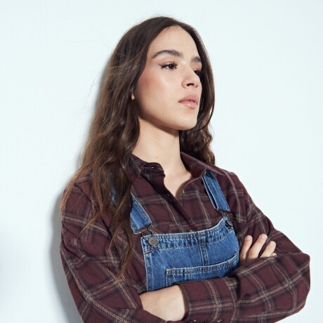 CAMISA ARAGON Bordó