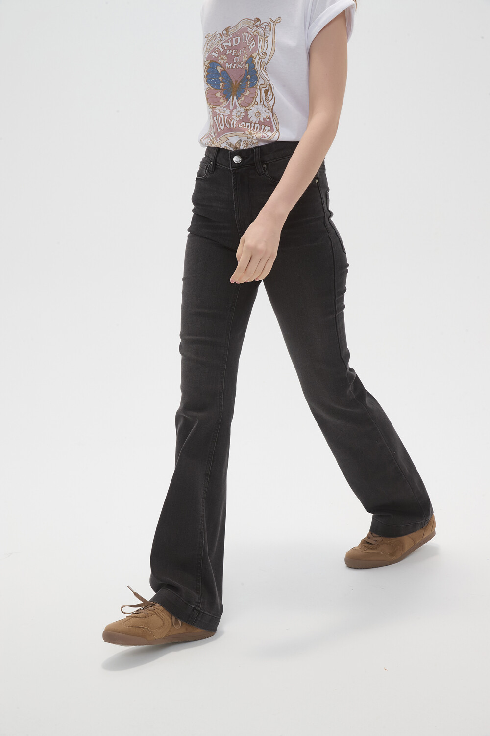 Pantalon Frankie Gris Medio