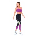 CALZA COMBINADA MICROFITNESS NEGRO