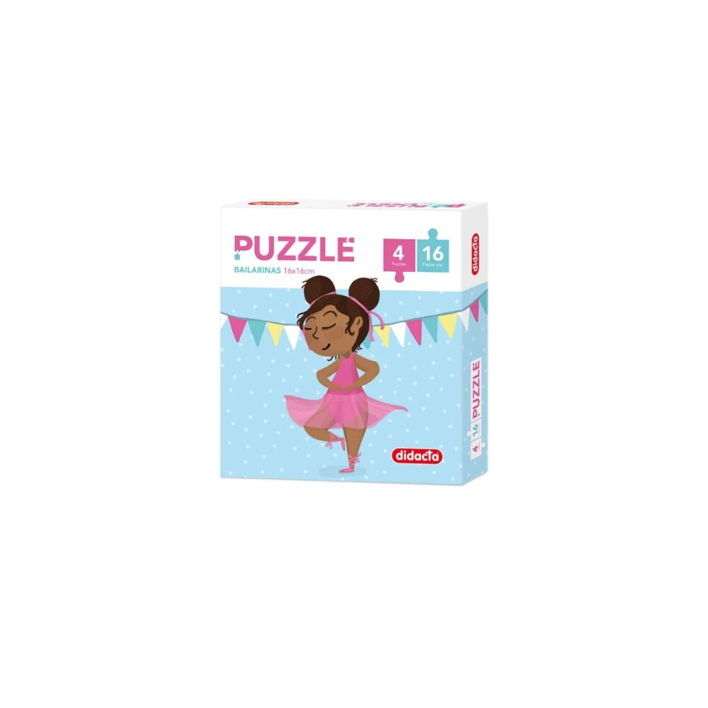 Puzzle Bailarina 4 x16 Piezas PUZZLE BAILARINA 4 X 16 PIEZAS