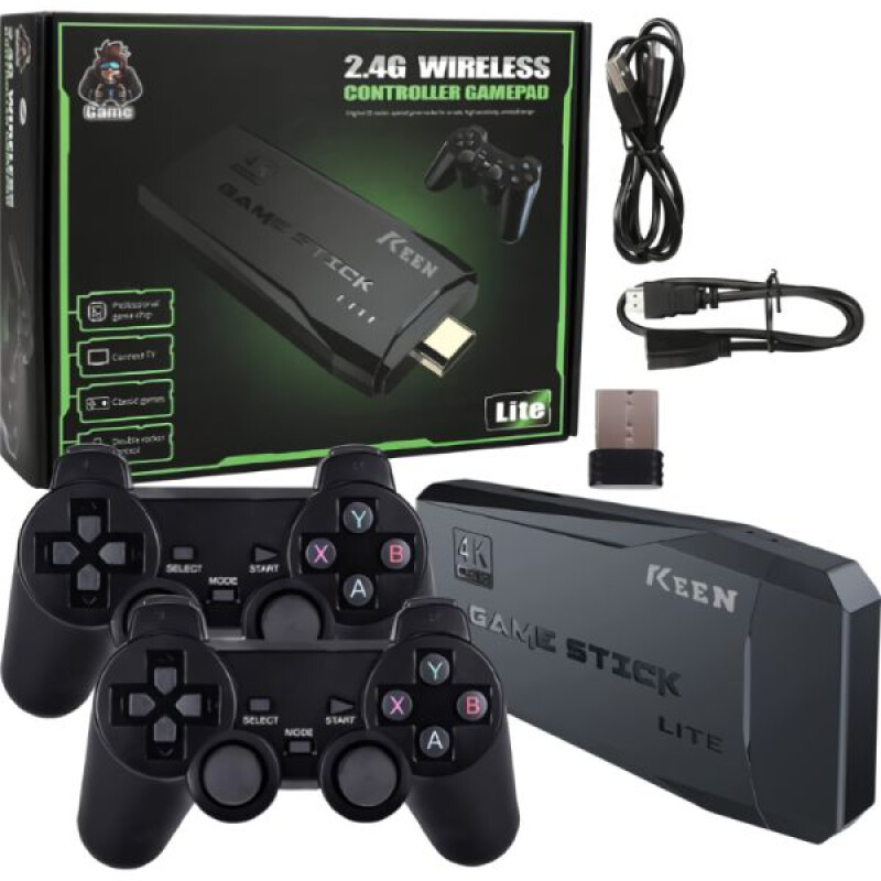 Control Game Stick Lite 4K Ultra HD con 2Control Wireles Black Control Game Stick Lite 4K Ultra HD con 2Control Wireles Black