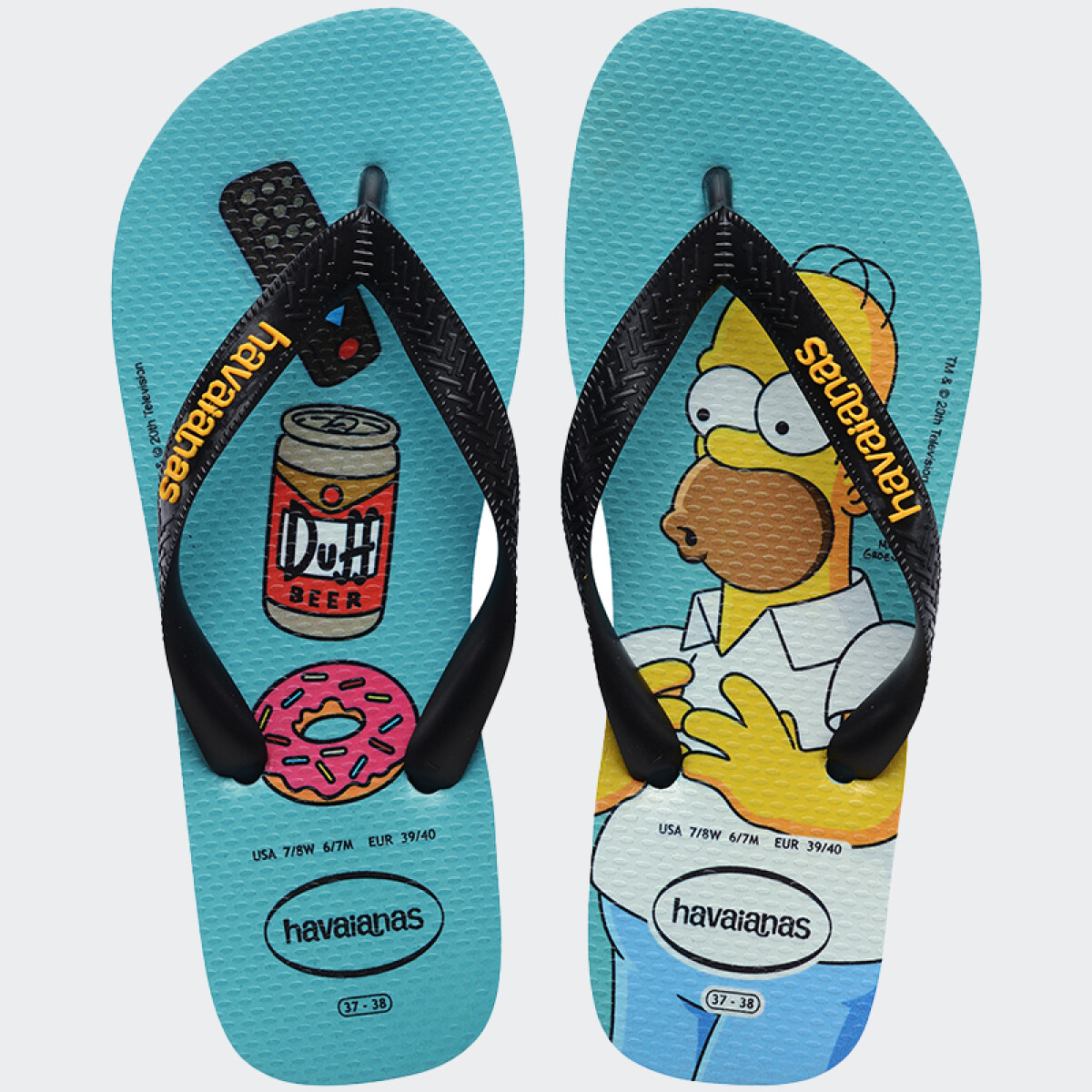Ojotas Havaianas Simpsons - Azul 