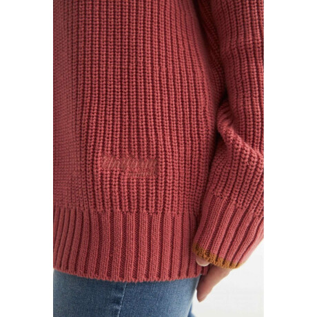 Buzo punto Frantesca Burugundy
