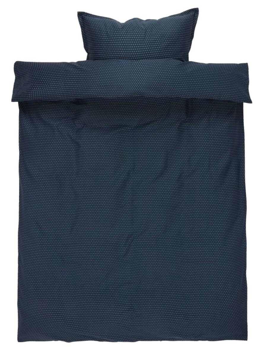 Juego Funda Nordica Saten Nira 155X220 - Azul Oscuro 