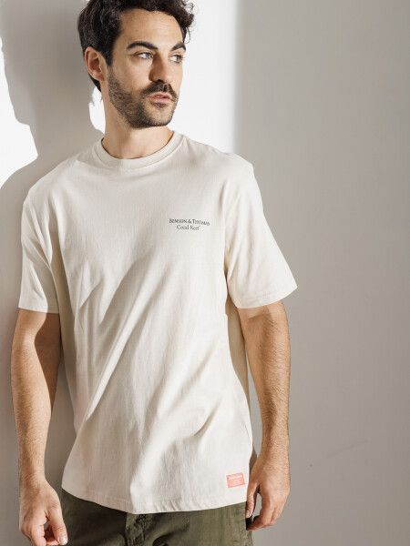 T-SHIRT REEF CREMA