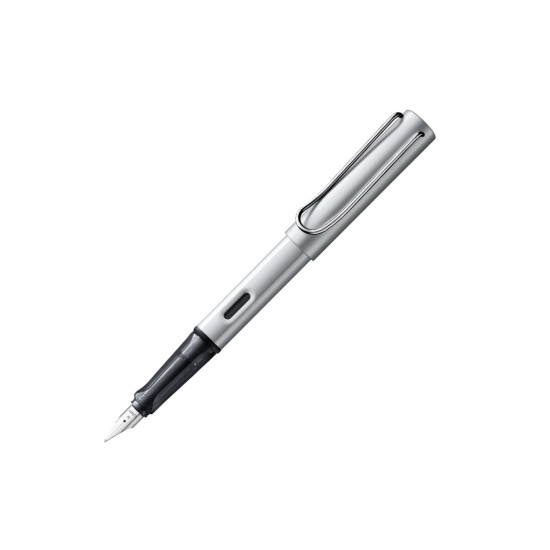 Lapicera Pluma AL-Star Plateado TF, TM azul Lamy 0