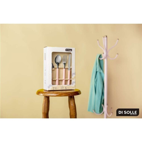 Set 24Pzas Acinox Mango Inova Di Solle Carmin