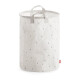 Cesto para ropa de tela canvas D40x55 cm 70 lt BLANCO