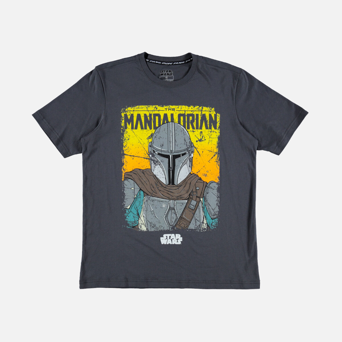 T-shirt de hombre Mandalorian - GRIS OSCURO 
