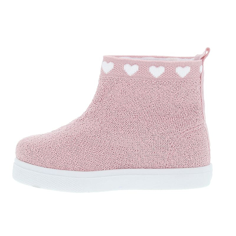 Botas - Molekinha - Molekinha Botita Casual c detalle corazones de Niños - 2118.573-25839 Rosa Claro