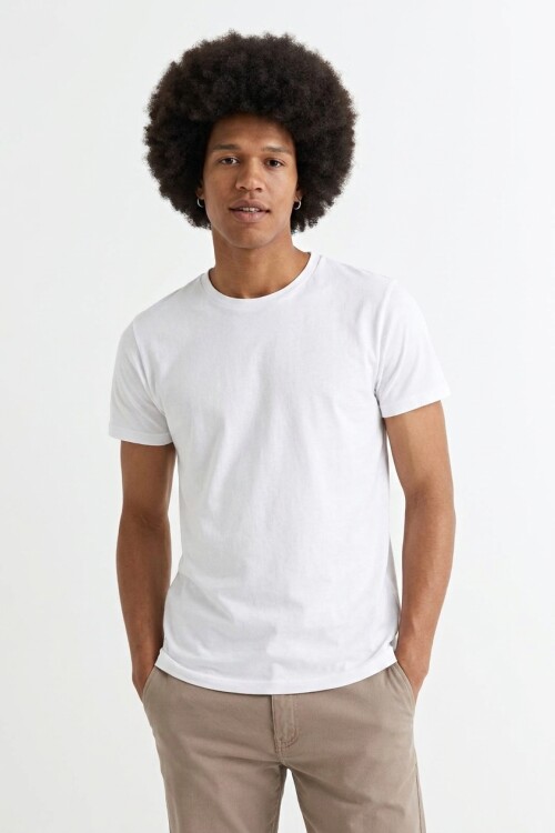Remera cuello redondo ICONIC 150 BLANCO