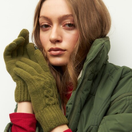 GUANTES MOIRANA Verde Hierba