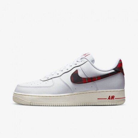 Champion Nike Moda Hombre Air Force 1 '07 LV8 Nos White/Unv Red S/C