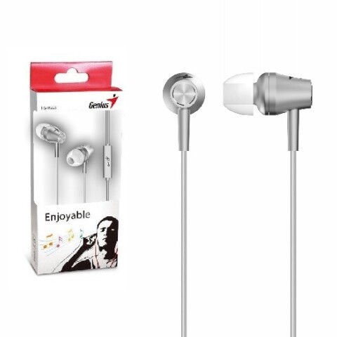 Audifonos Genius Hs-m360 Silver AUDIFONOS GENIUS HS-M360 SILVER
