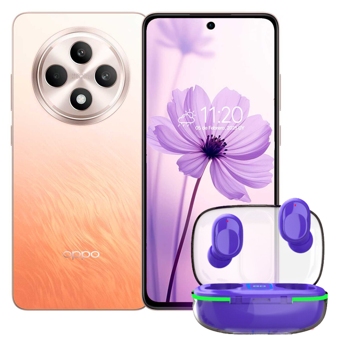 Oppo Reno12f 12/256gb 5g + Regalo - NARANJA 