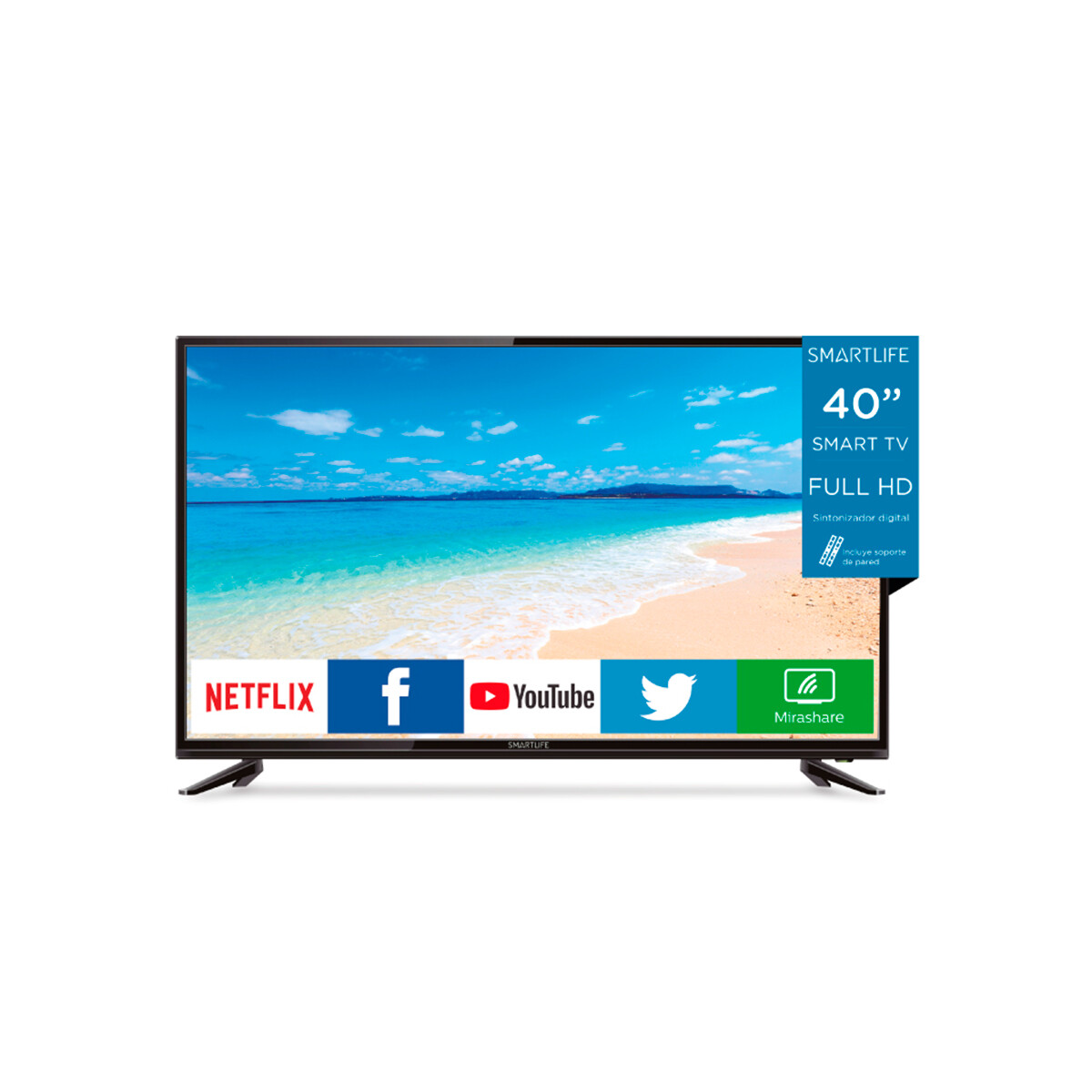 Televisor Smart Tv 40" Full Hd Smartlife Sltv40fhdnx 
