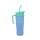 Vaso Trendy Con Tapa Sorbete Y Asa 1200ML CELESTE