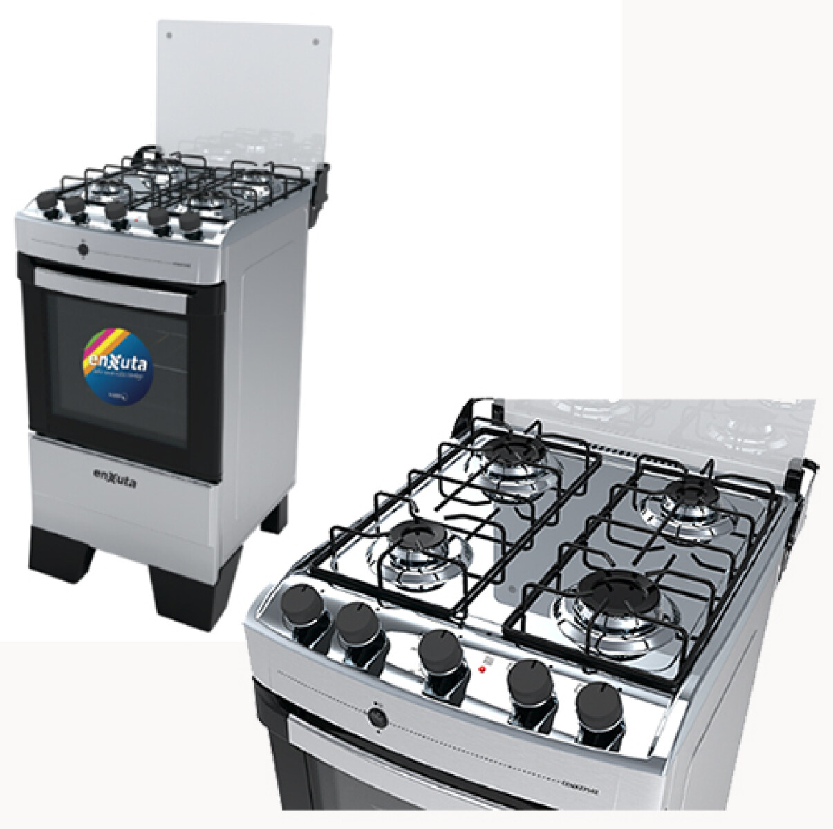 COCINA ENXUTA CENX 27542I 4H- s/Gas -INOX. - Sin color 